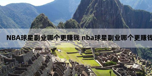 NBA球星副业哪个更赚钱 nba球星副业哪个更赚钱
